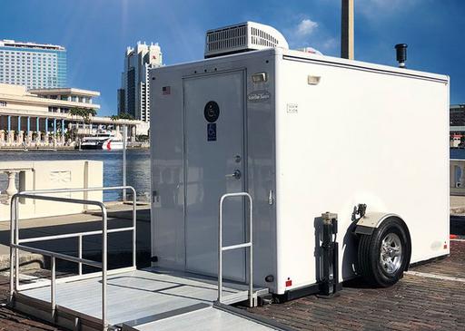 Wheelchair Accessible Restroom Trailer Rental in Connecticut