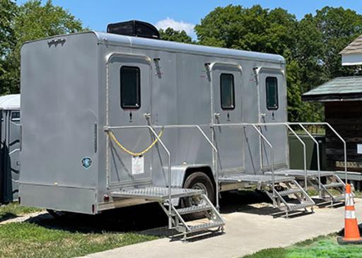 Mobile Bathroom/Shower Combo Trailer Rentals in Connecticut